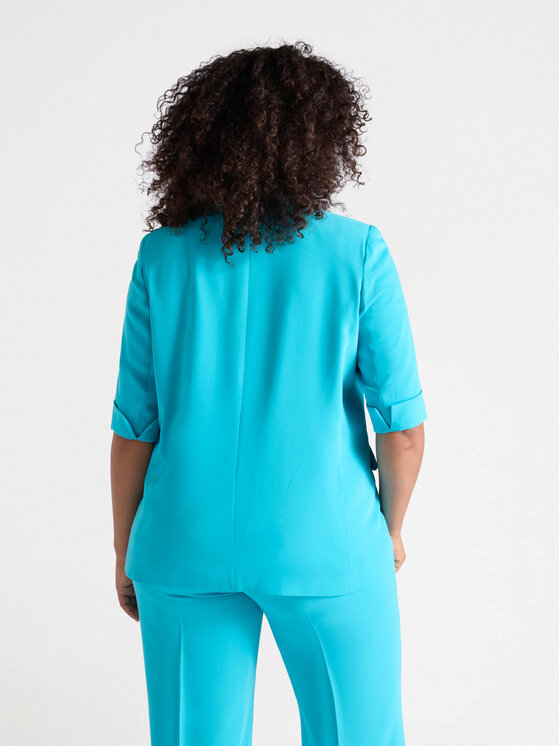 Fiorella Rubino Fiorella Rubino Giacca outdoor Q508T000187N014 Turchese Regular Fit