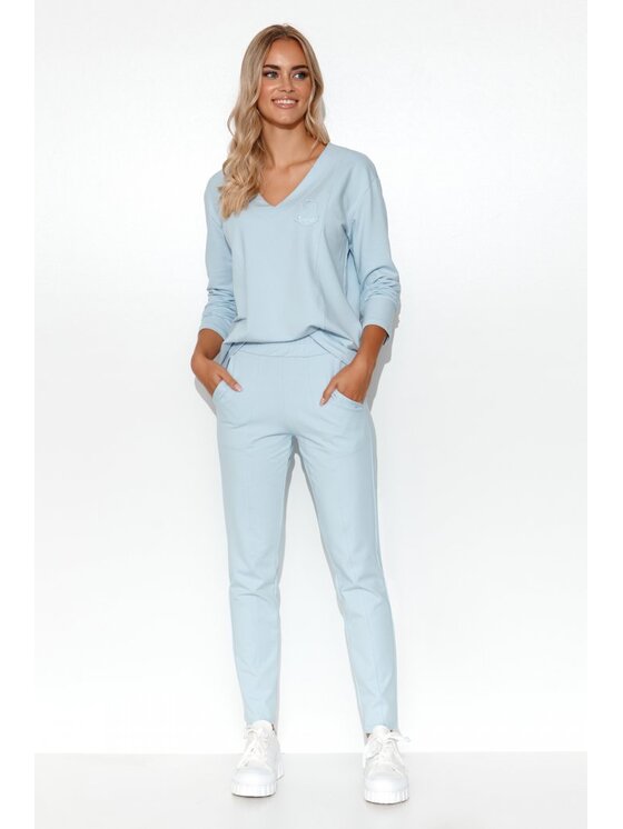 Makadamia Makadamia Dres M782 Kolorowy Comfortable Fit