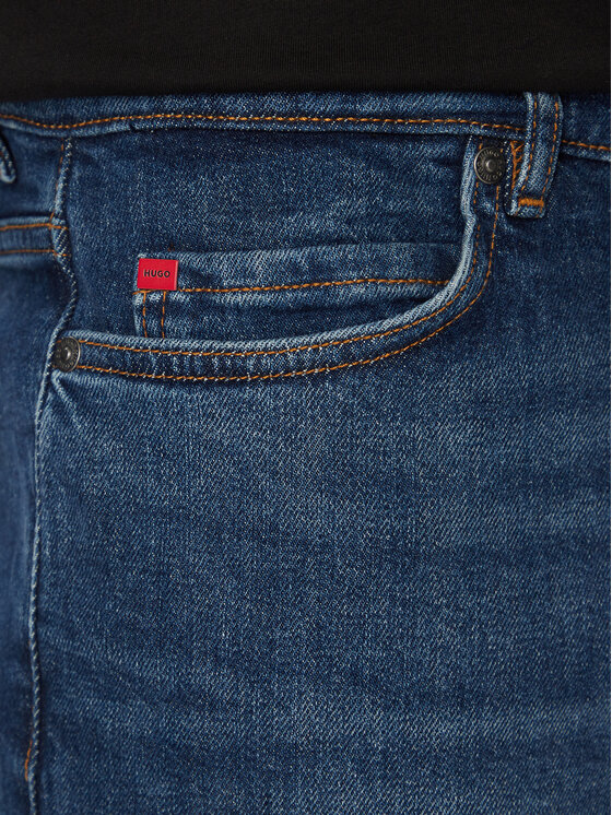 HUGO Hugo Szorty jeansowe 634/S 50511307 Niebieski Tapered Fit