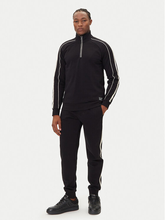 EA7 Emporio Armani EA7 Emporio Armani Суитшърт 7M000971 AF10377 UC001 Черен Regular Fit