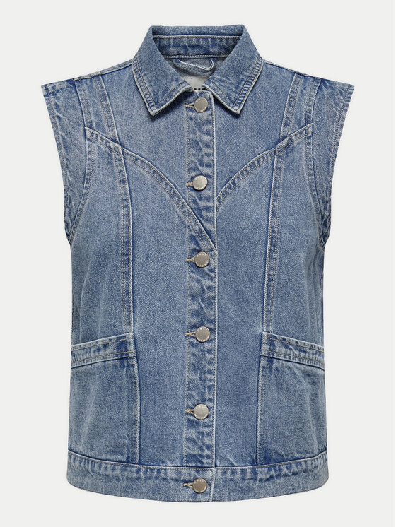 ONLY ONLY Weste Kennedy 15278041 Blau Regular Fit