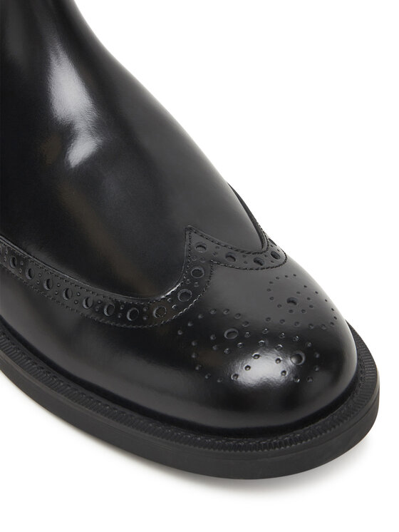 Tommy Hilfiger Tommy Hilfiger Боти тип челси Hilfiger Vogue FM0FM05765 Черен