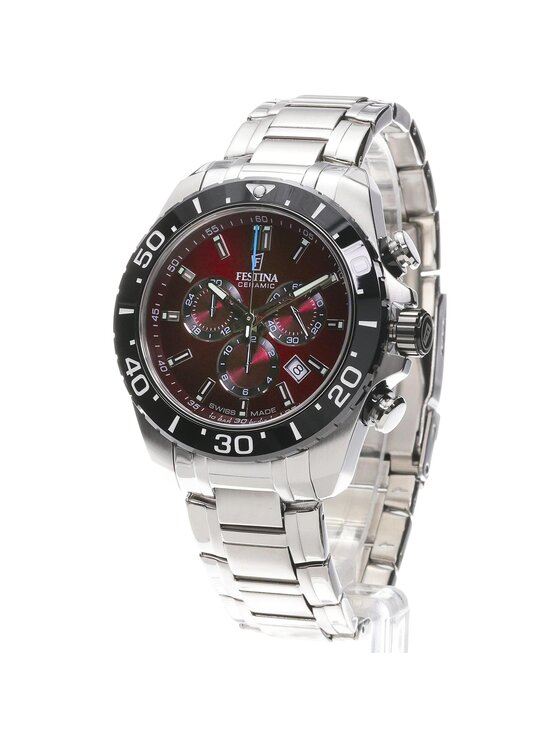 Festina Festina Zegarek F20042-5 Srebrny