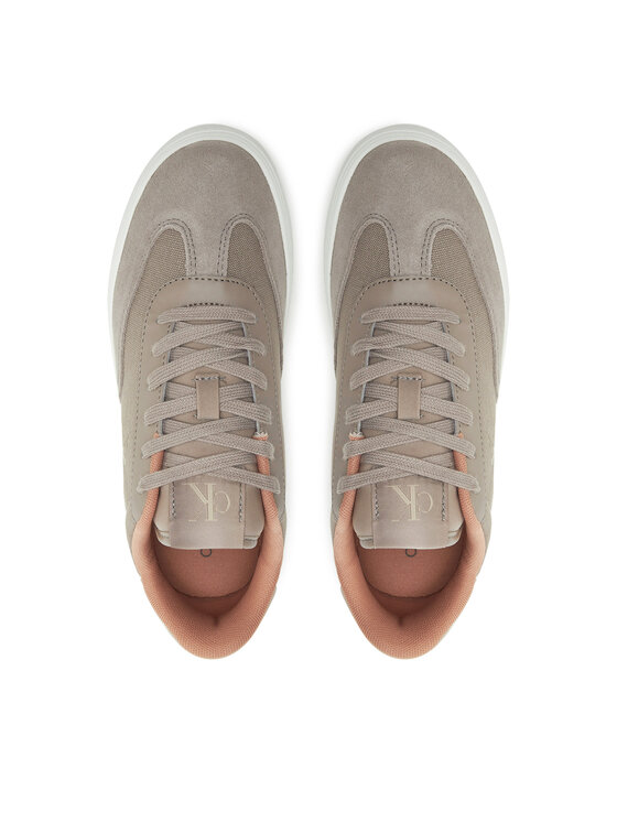 Calvin Klein Jeans Calvin Klein Jeans Снікерcи Classic Cupsole Low Mix Mg Wn YW0YW01636 Бежевий