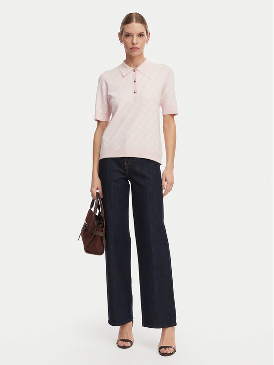 JOOP! JOOP! Polo marškinėliai Kella 30101736 Šviesiai rožinė Regular Fit
