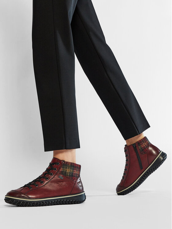 Rieker Rieker Īsie zābaki Z4243-36 Bordo