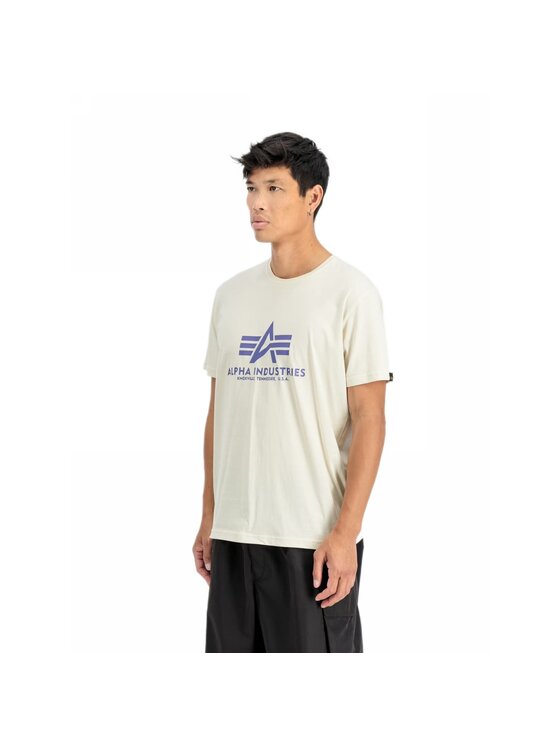Alpha Industries Alpha Industries T-Shirt AI.100501-749 Bílá Basic Fit