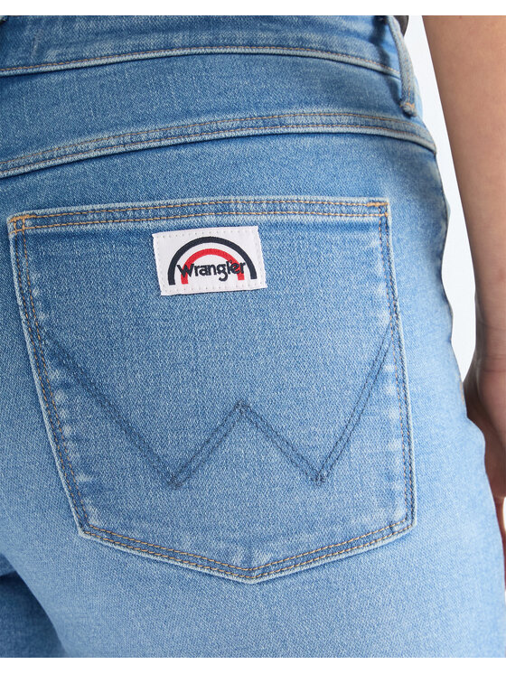 Wrangler Wrangler Jeansy FLARE Niebieski Bootcut Fit