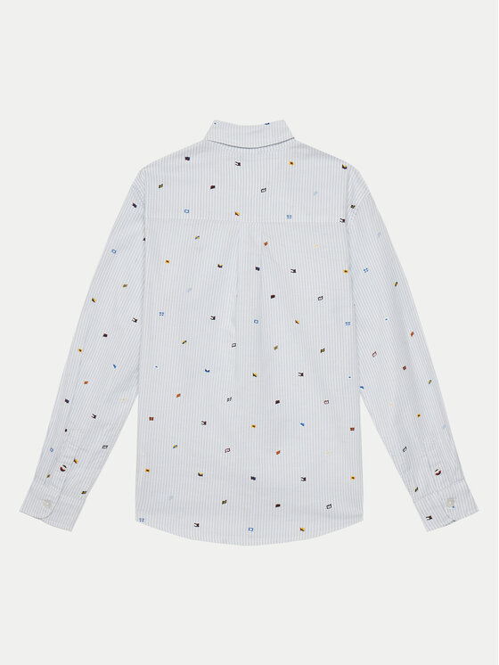 Tommy Hilfiger Tommy Hilfiger Košeľa KB0KB09555 D Modrá Regular Fit