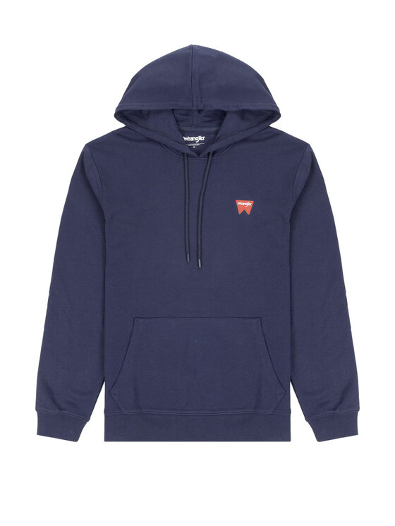 Wrangler Wrangler Bluza SIGN Fioletowy Regular Fit