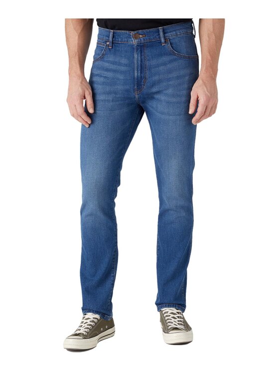Wrangler Wrangler Jeansy W18SAG42A Niebieski Slim Fit