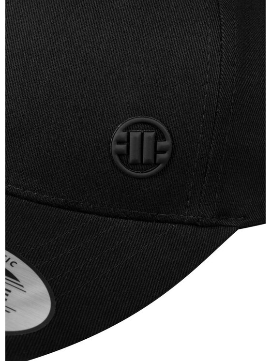 PITBULL PITBULL Czapka z daszkiem Czapka Snapback Youth Small logo uniwersalny Czarny