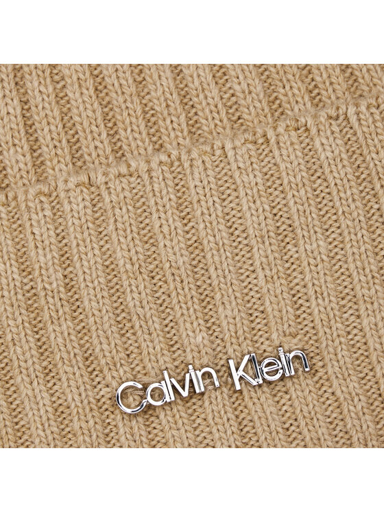 Calvin Klein Calvin Klein Kapa Ck Must Logo Beanie K60K611401 Siva