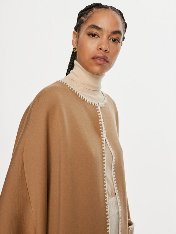 Luisa Spagnoli Luisa Spagnoli Poncho Meglio 58467 Schwarz Regular Fit