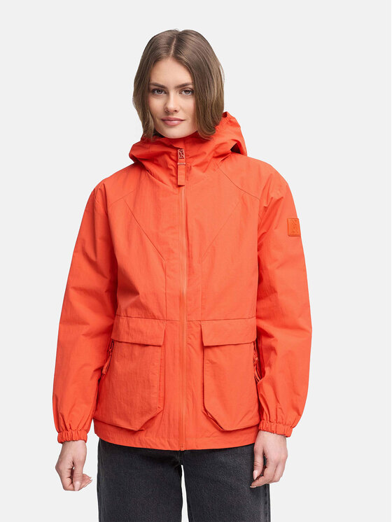 Navahoo Navahoo Kurtka przejściowa Donnerwetter Pomarańczowy Regular Fit