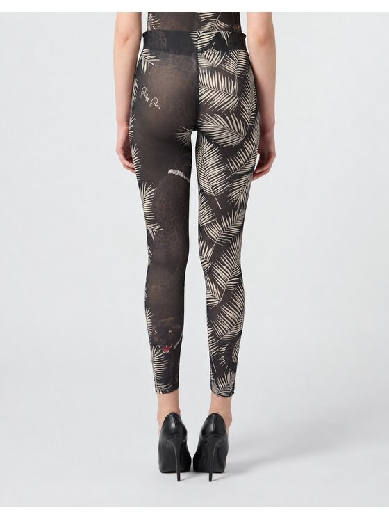 PHILIPP PLEIN PHILIPP PLEIN Legginsy 32160 Czarny Active Fit
