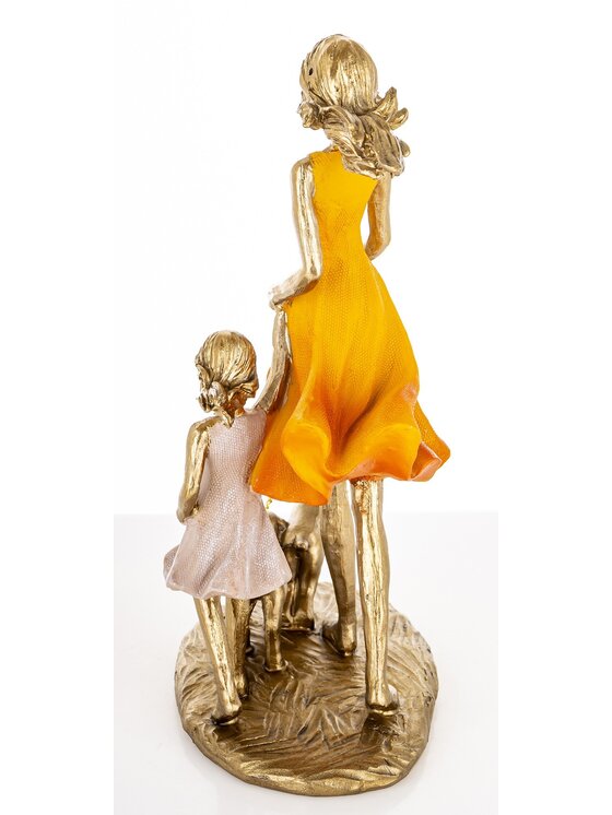 MIAhome MIAhome Figurka siedzącej kobiety 21x11x17 cm DONNA-2 Biały