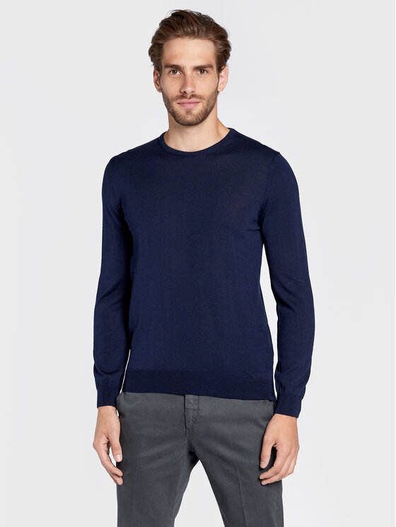 Maglione 422380 1355 Blu scuro Regular Fit