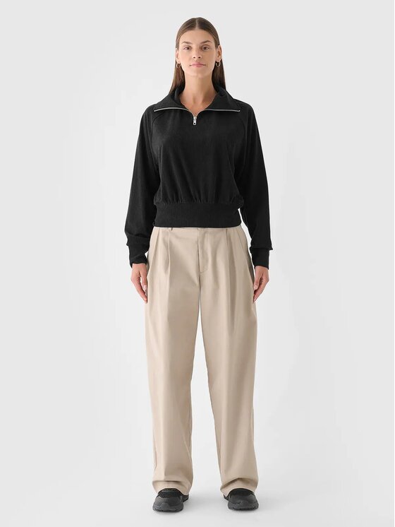 4F 4F Bluza 4FRAW24TSWSF2054-20S Czarny Oversize