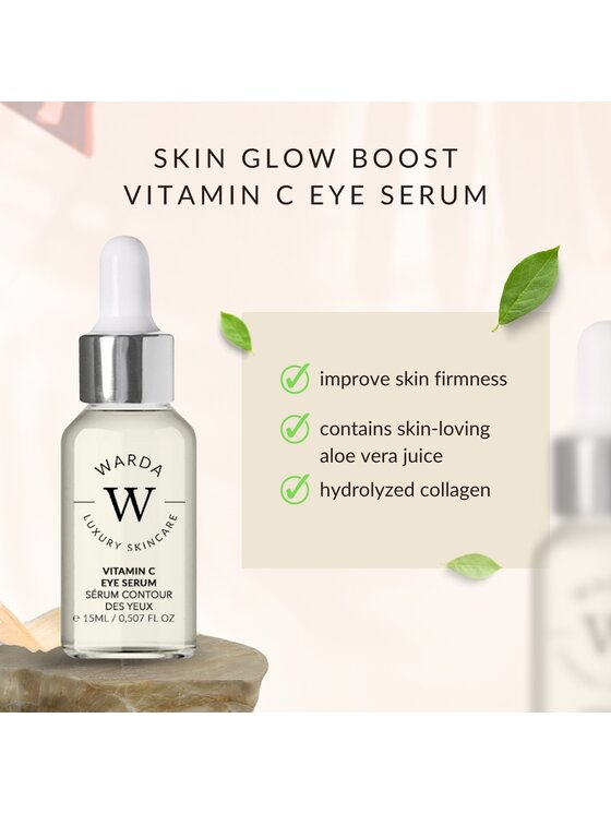 Warda Skincare Warda Skincare SKIN GLOW BOOST WITAMINA C SERUM POD OCZY Serum