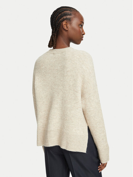 Nautica Nautica Sweter 62SWD1401 Beżowy Regular Fit