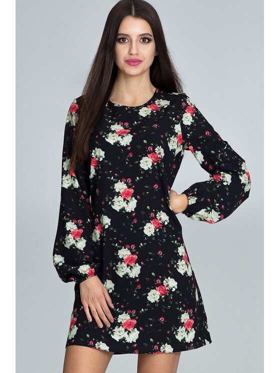 FIGL FIGL Φόρεμα M596 Έγχρωμο Regular Fit