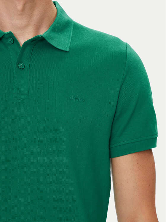 s.Oliver s.Oliver Polo majica 2138262 Zelena Regular Fit