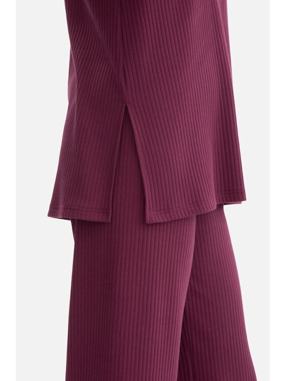 BeWear BeWear Bluzka b301 Fioletowy Baggy Fit