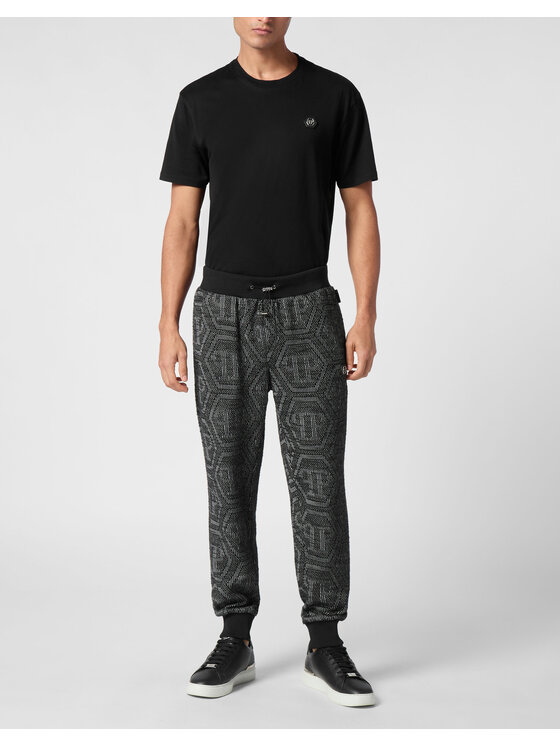 PHILIPP PLEIN PHILIPP PLEIN Joggery 22273 Czarny Jogger Fit
