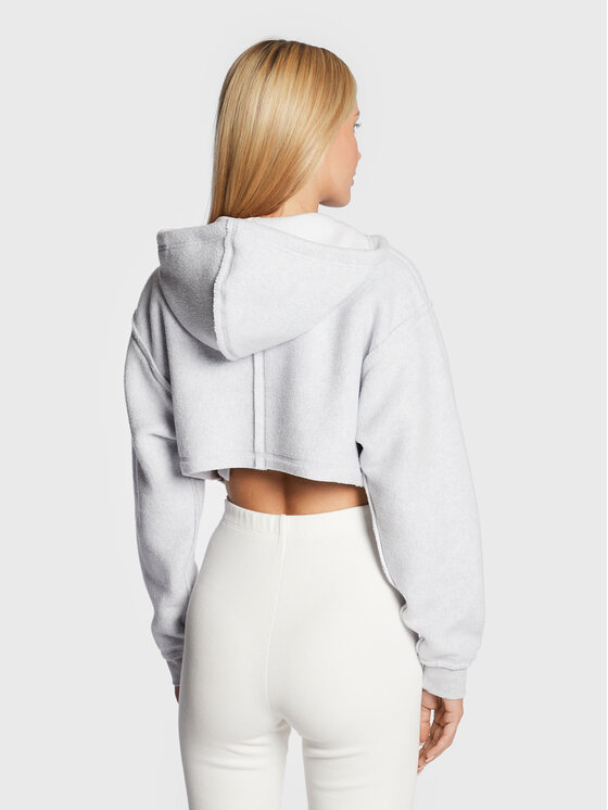 adidas adidas Džemperis ar kapuci Loungewear HL9140 Pelēks Relaxed Fit