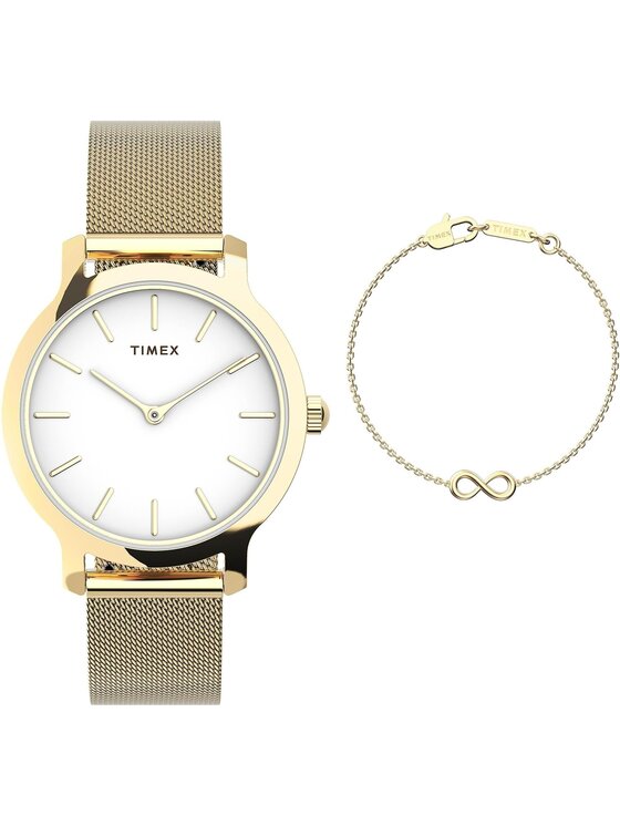 Timex Timex Zegarek TWG067000 Złoty