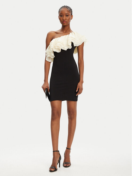 Eleh Eleh Rochie cocktail ESS250260 Negru Regular Fit