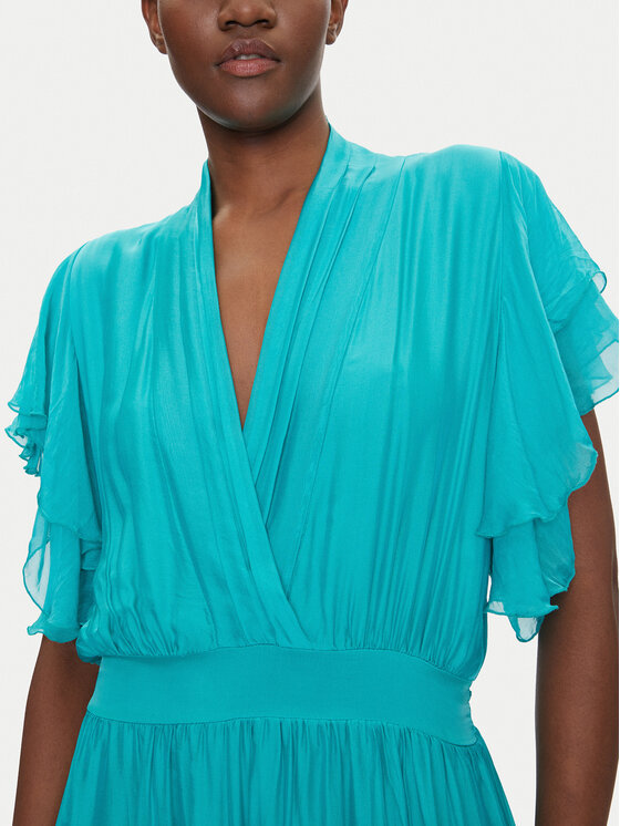 Dixie Dixie Rochie de vară A207W017A Turcoaz Regular Fit