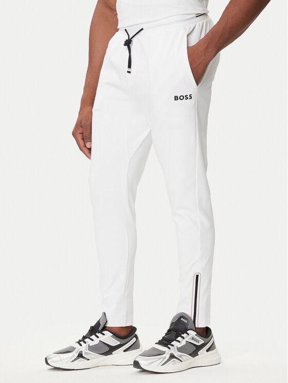 BOSS BOSS Melegítő alsó Hicon 50542940 Fehér Regular Fit