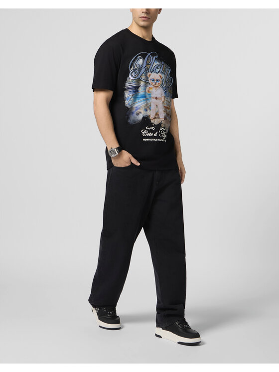PHILIPP PLEIN PHILIPP PLEIN T-Shirt 29028 Czarny Regular Fit