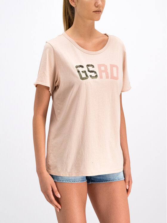 G-Star Raw T-Shirt D13005-4107-1628 Różowy Loose Fit