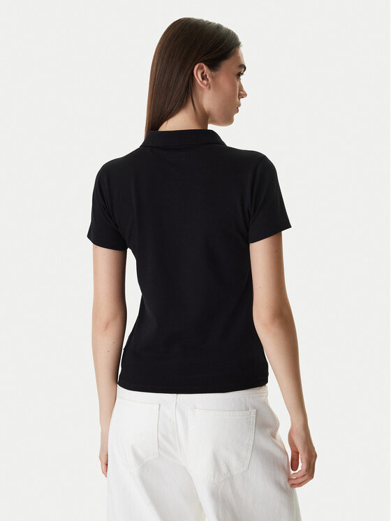 Guess Guess Polo särk W5GP73 KCYR1 Must Regular Fit