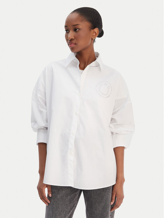 HUGO HUGO Krekls Edafne 50555625 Balts Regular Fit