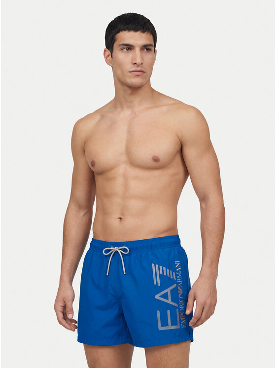 EA7 Emporio Armani EA7 Emporio Armani Szorty kąpielowe 7M002001 AF14497 MB015 Niebieski Regular Fit