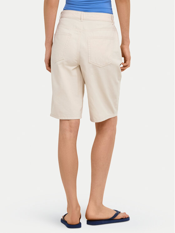 ONLY ONLY Βερμούδα Mate 15374734 Κρεμ Loose Fit