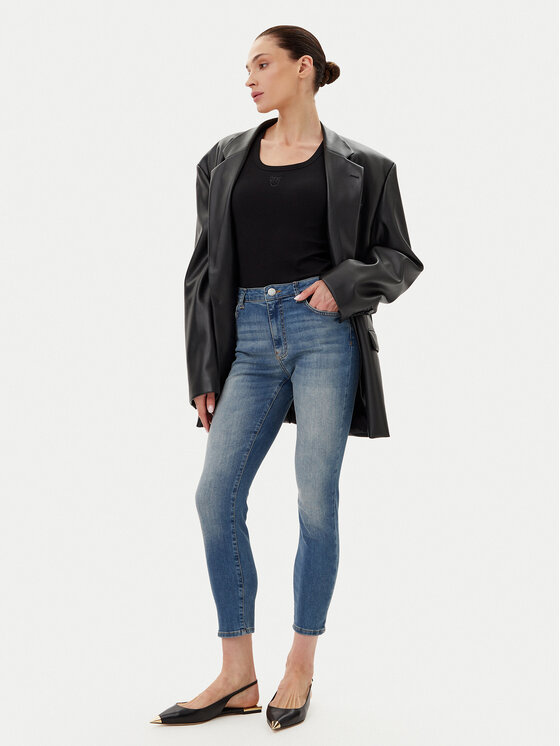 PINKO PINKO Džínsy Jeans donna Pinko 100169 A2DQ Modrá Skinny Fit