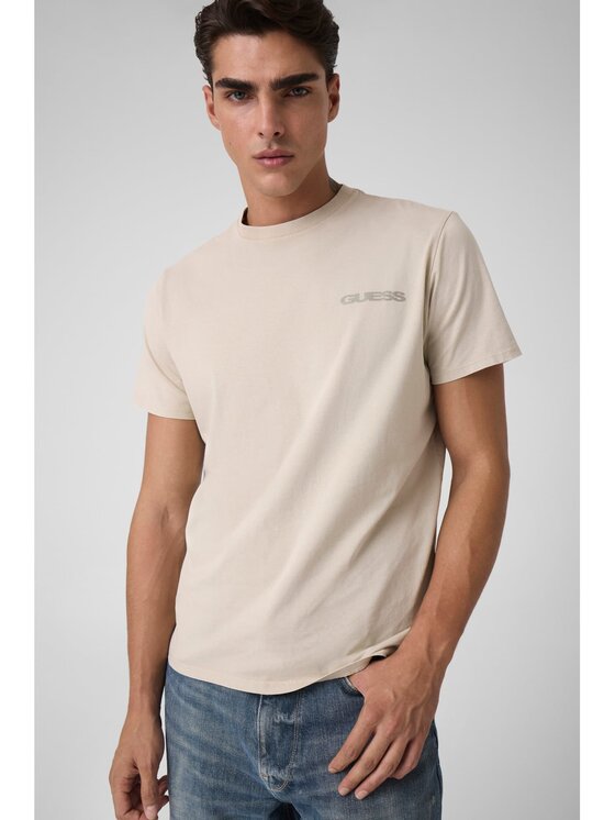 Guess Guess T-Shirt 184004 Szary Classic Fit
