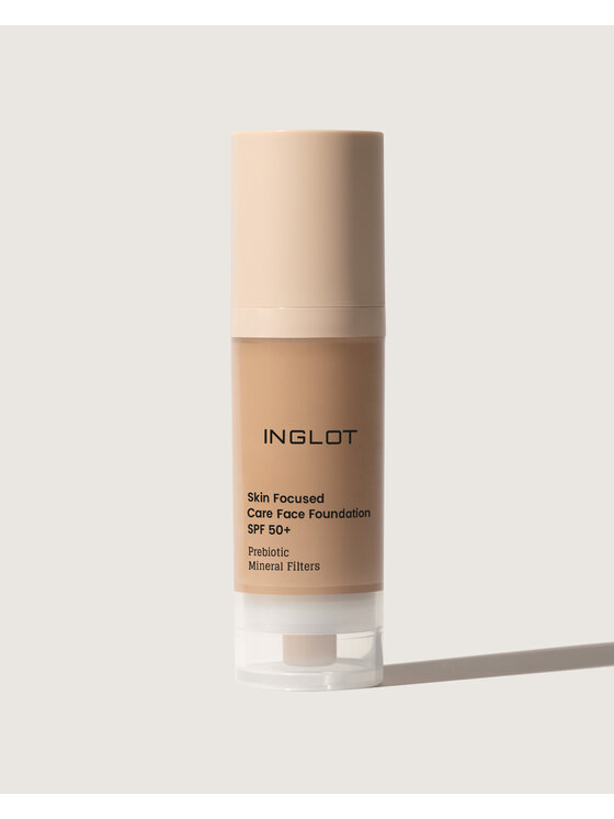 INGLOT INGLOT SPF 50+ Skin Focused Pielęgnacyjny Podkład Warm Tan 310