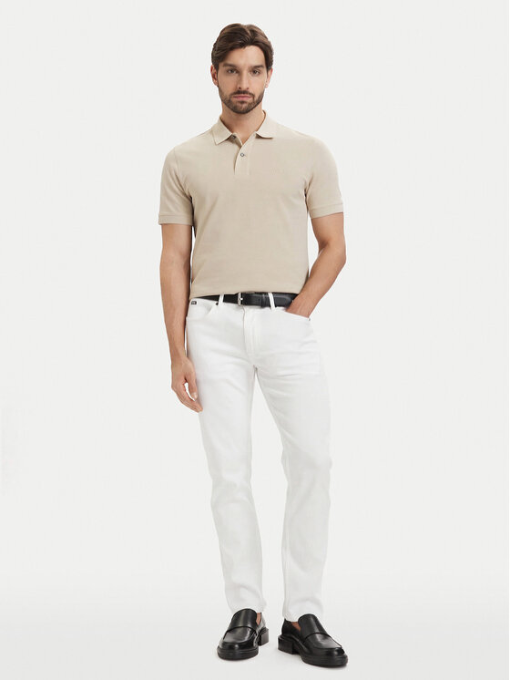 BOSS BOSS Polokošeľa Pallas 50553564 Béžová Regular Fit