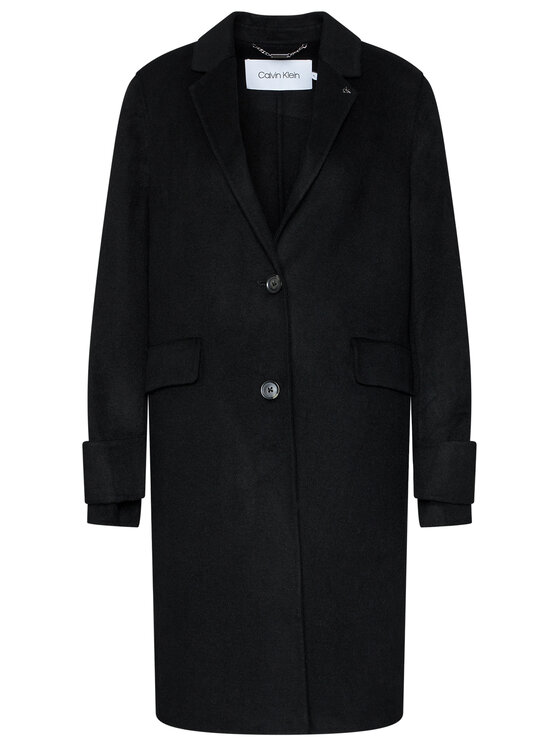 calvin klein double face crombie coat