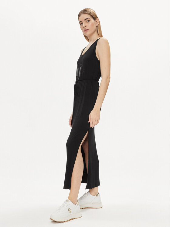 Liu Jo Liu Jo Sukienka codzienna VA4140 JS360 Czarny Regular Fit