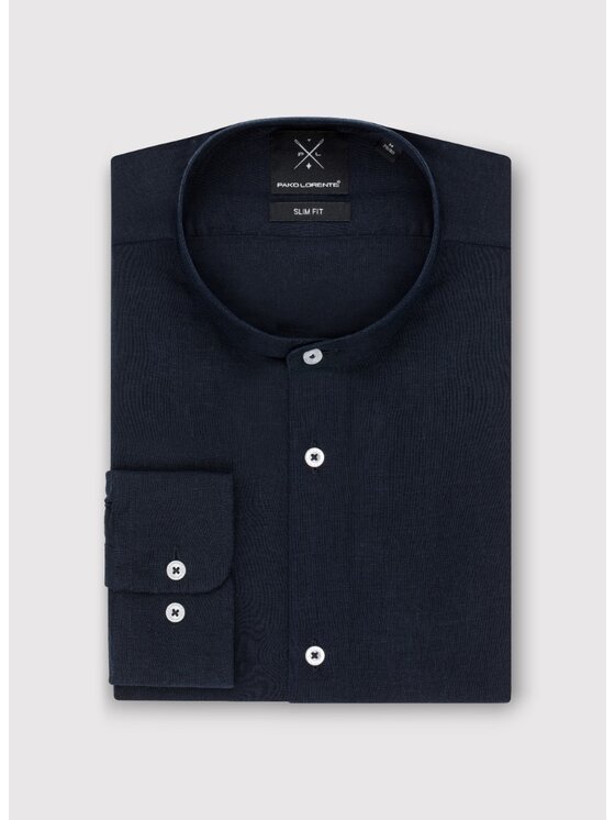 Pako Lorente Pako Lorente Koszula P25SF-1X-007 Granatowy Slim Fit