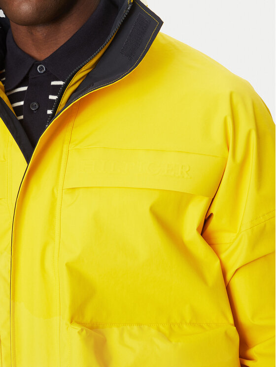 Tommy Hilfiger Tommy Hilfiger Prijelazna jakna Regatta Mid Length Jacket MW0MW39200 Žuta Loose Fit