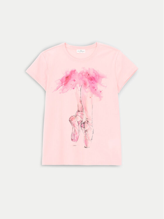 Coccodrillo Coccodrillo T-shirt ZC4143201VGA Ružičasta Regular Fit
