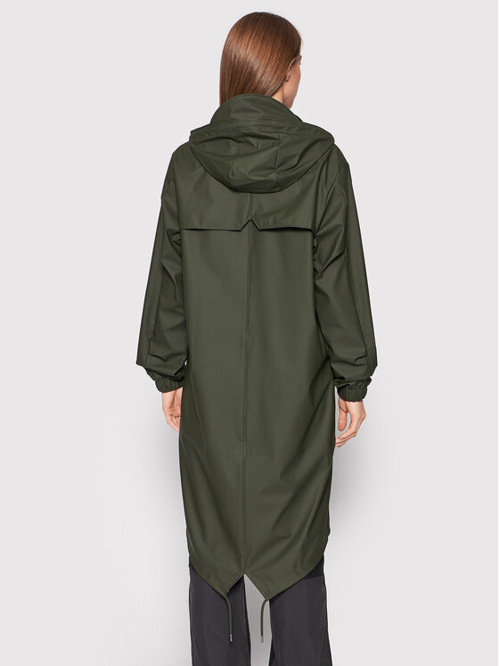 Rains Rains Kurtka przeciwdeszczowa Unisex 18140 Zielony Regular Fit
